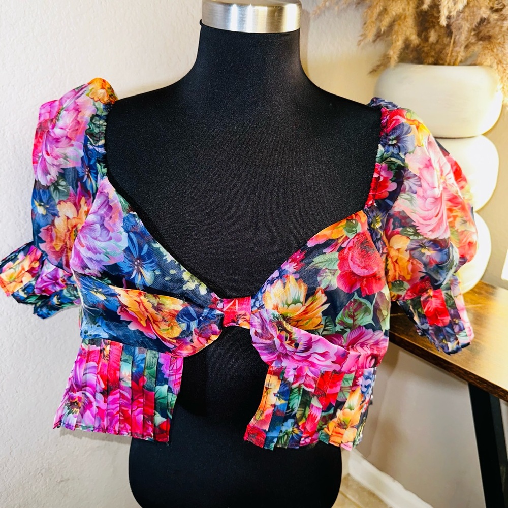 Floral Crop Top
